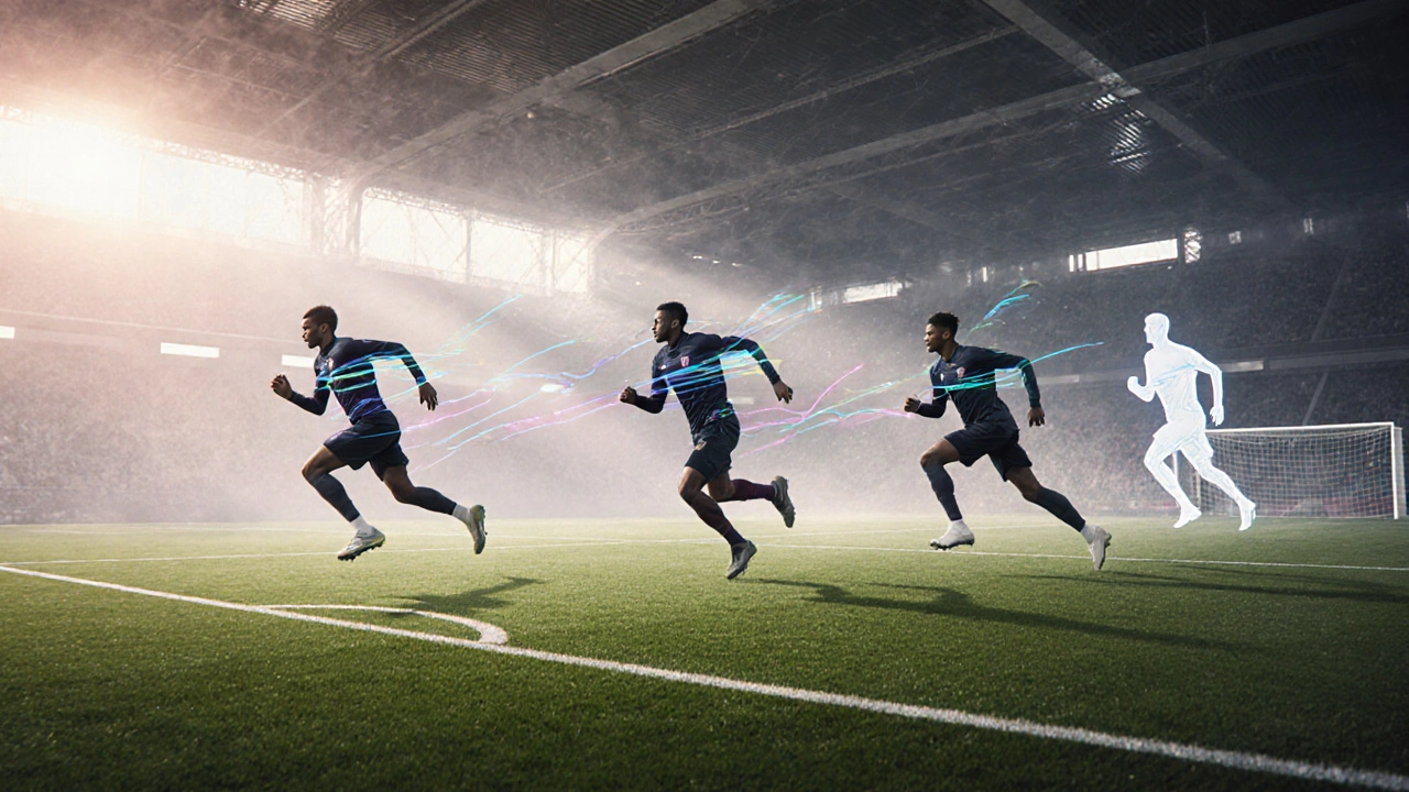 Молодые форварды тренировке, вдохновлённые скоростью и универсальностью Мбаппе.