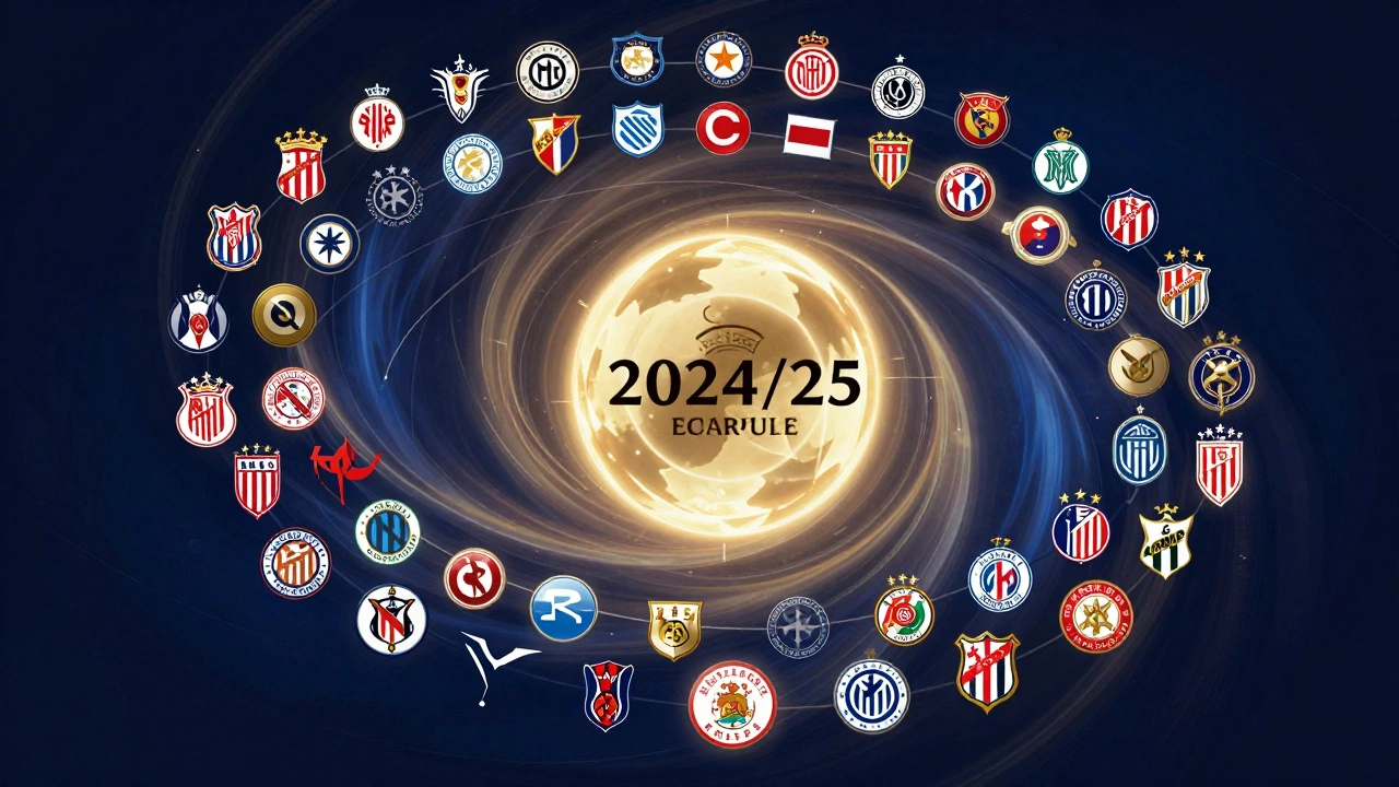 Новый формат Лиги чемпионов 2024/25: 36 клубов в одной таблице без групп.