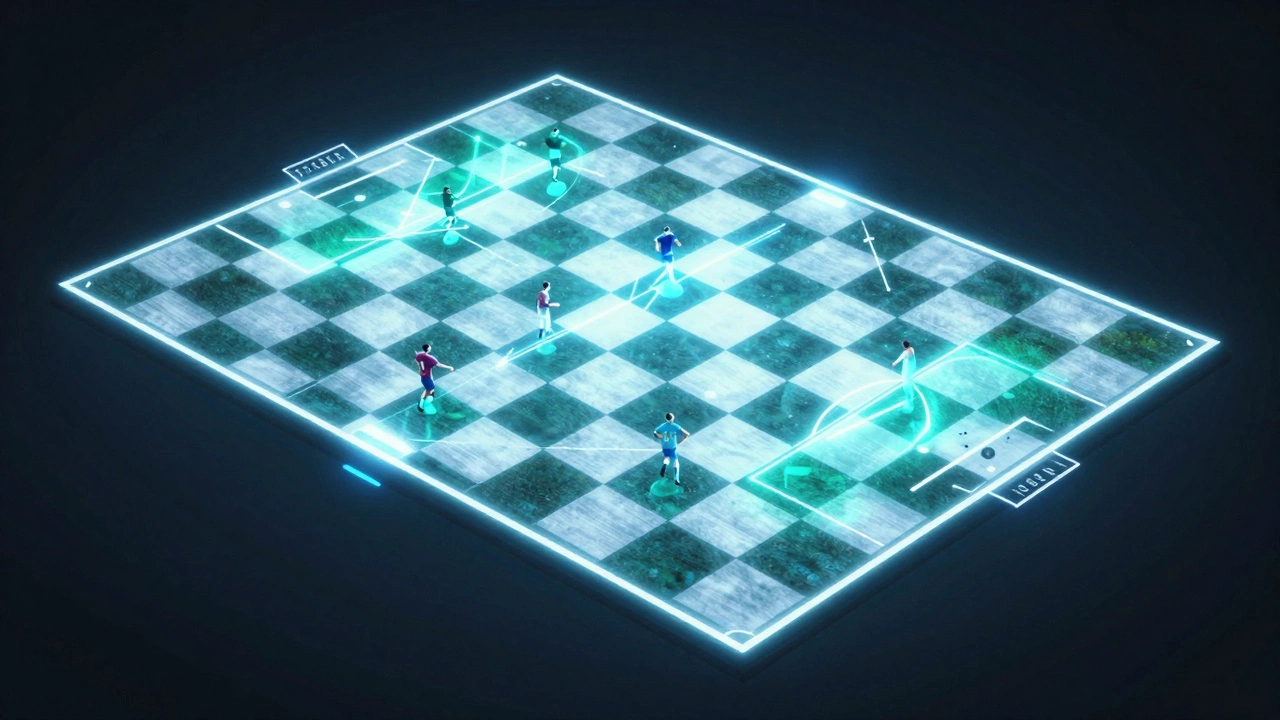 Футбол как шахматы с голографическими тактическими схемами на поле
