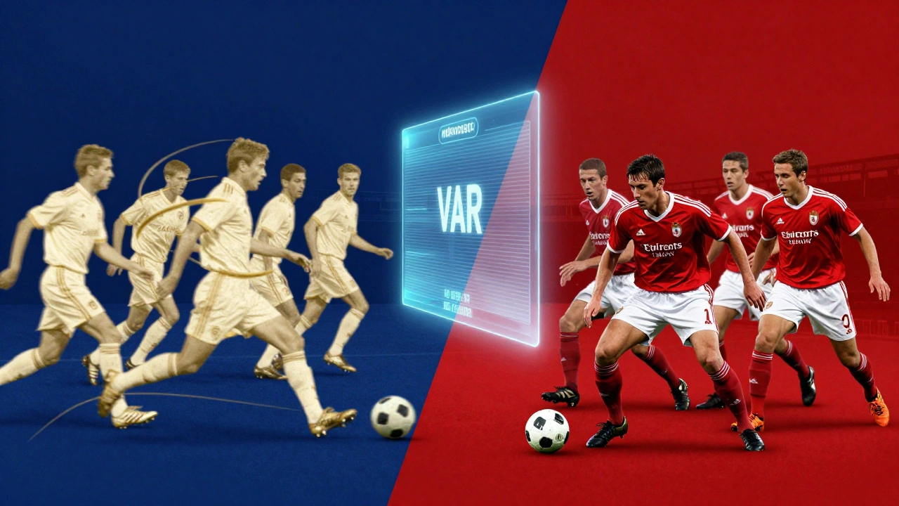 Сравнение классического футбола 2000-х и современного с системой VAR
